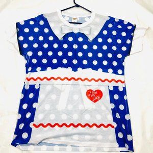 I Love Lucy CBS Graphic All Over T-shirt Size XL